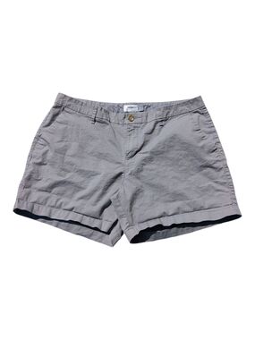Old Navy Women's Light Gray Flat Front Shorts